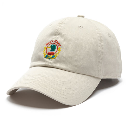 Embroidered Crest Hat (Putty)