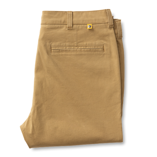 Classic Fit Gold School Chino (Dark Khaki)