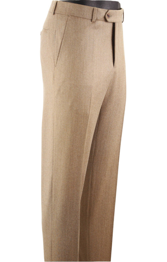 Soho Cashmere Flannel Dress Pant (Caramel)
