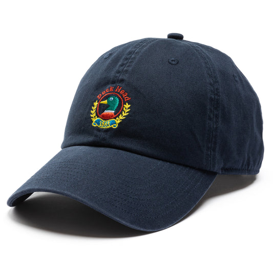 Embroidered Crest Hat (Navy)