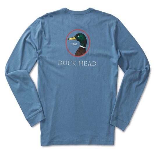 Logo Long Sleeve T-Shirt (Harbor Blue)