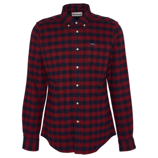 Endfield Tailored Gingham Shirt (Red)