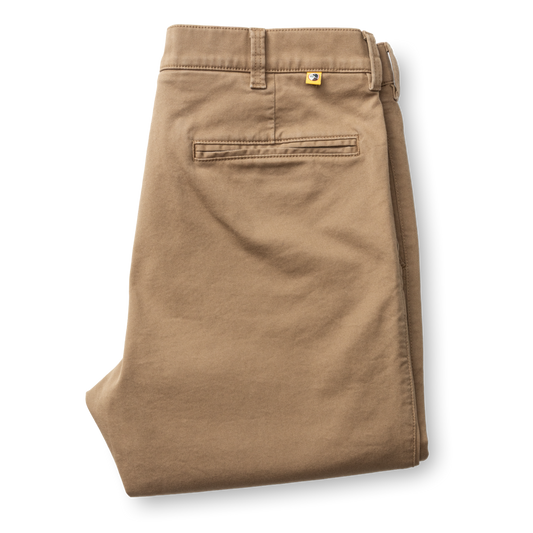 Classic Fit Gold School Chino (Rustic Brown)