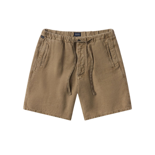 Drawstring Linen Deck Short (Reservoir)