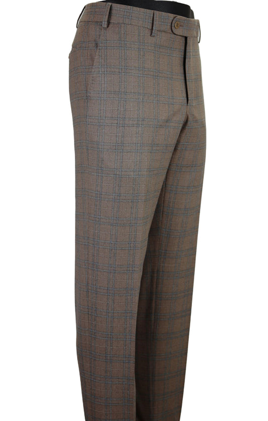 Houston Dress Pant (Khaki Saxony Check)
