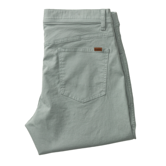 Classic Fit Pinpoint Canvas Five-Pocket (Pewter Grey)