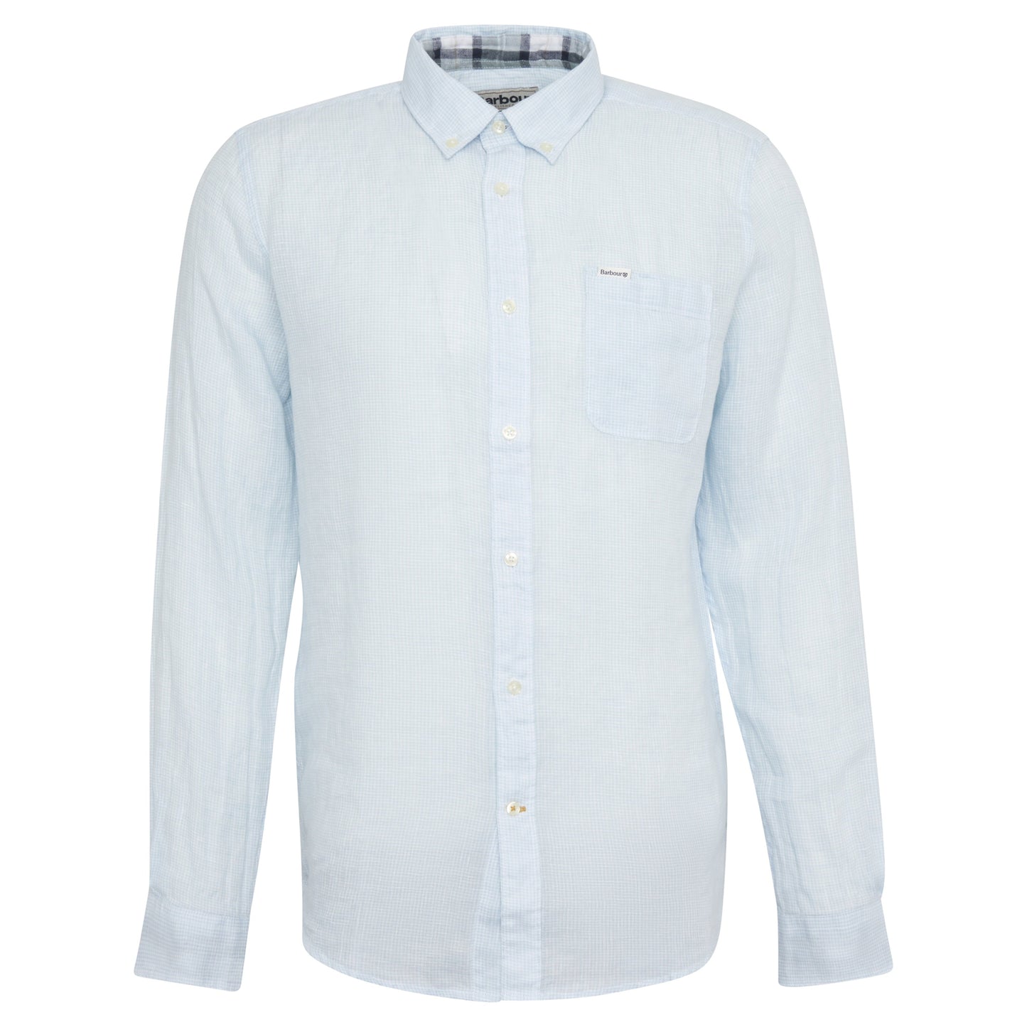 Linton Tailored Long-Sleeved Shirt (Ocean Sky)