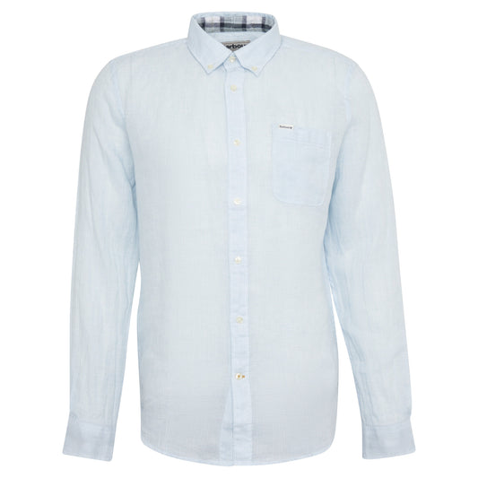 Linton Tailored Long-Sleeved Shirt (Ocean Sky)