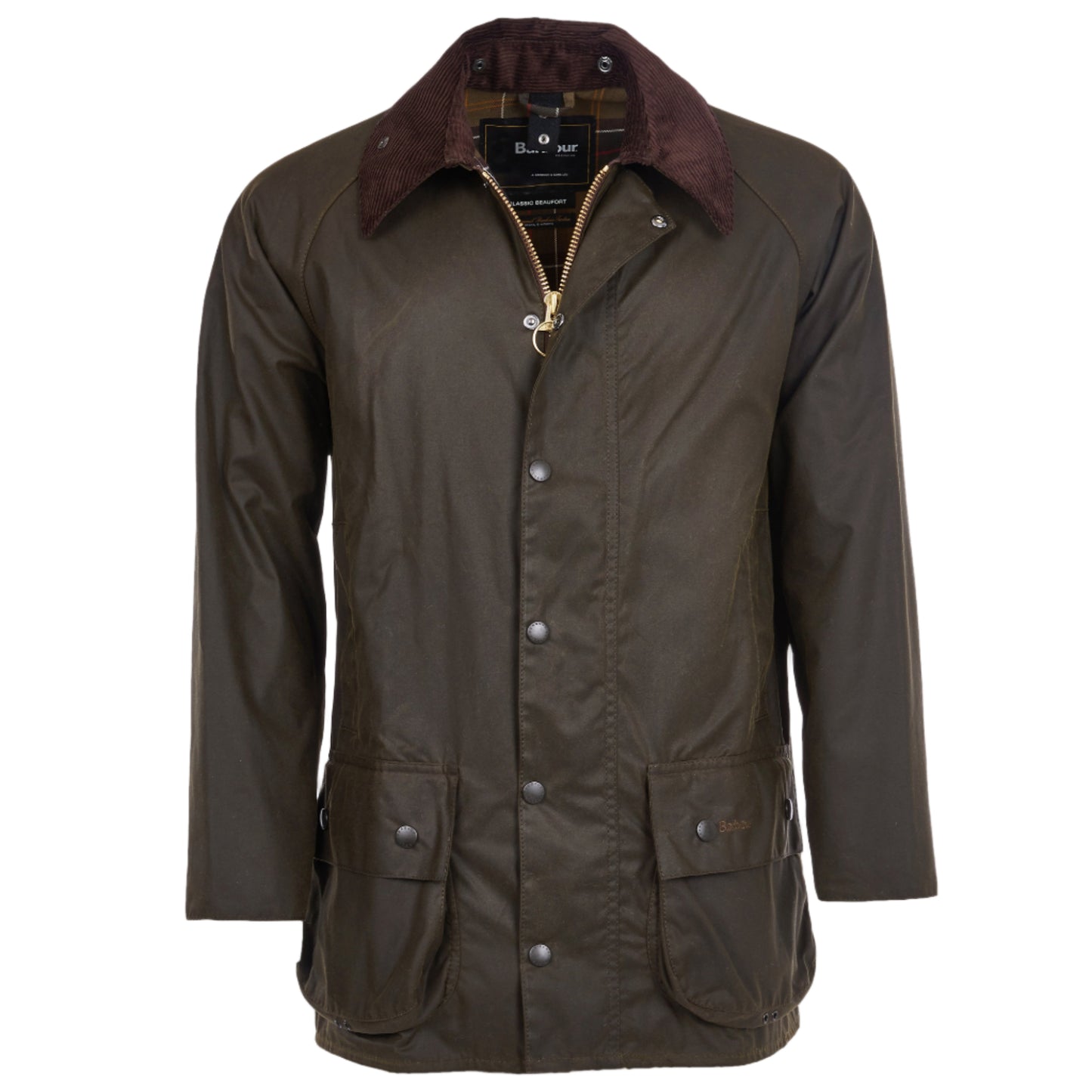 Classic Beaufort Waxed Jacket (Olive)
