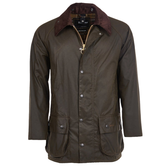 Classic Beaufort Waxed Jacket (Olive)