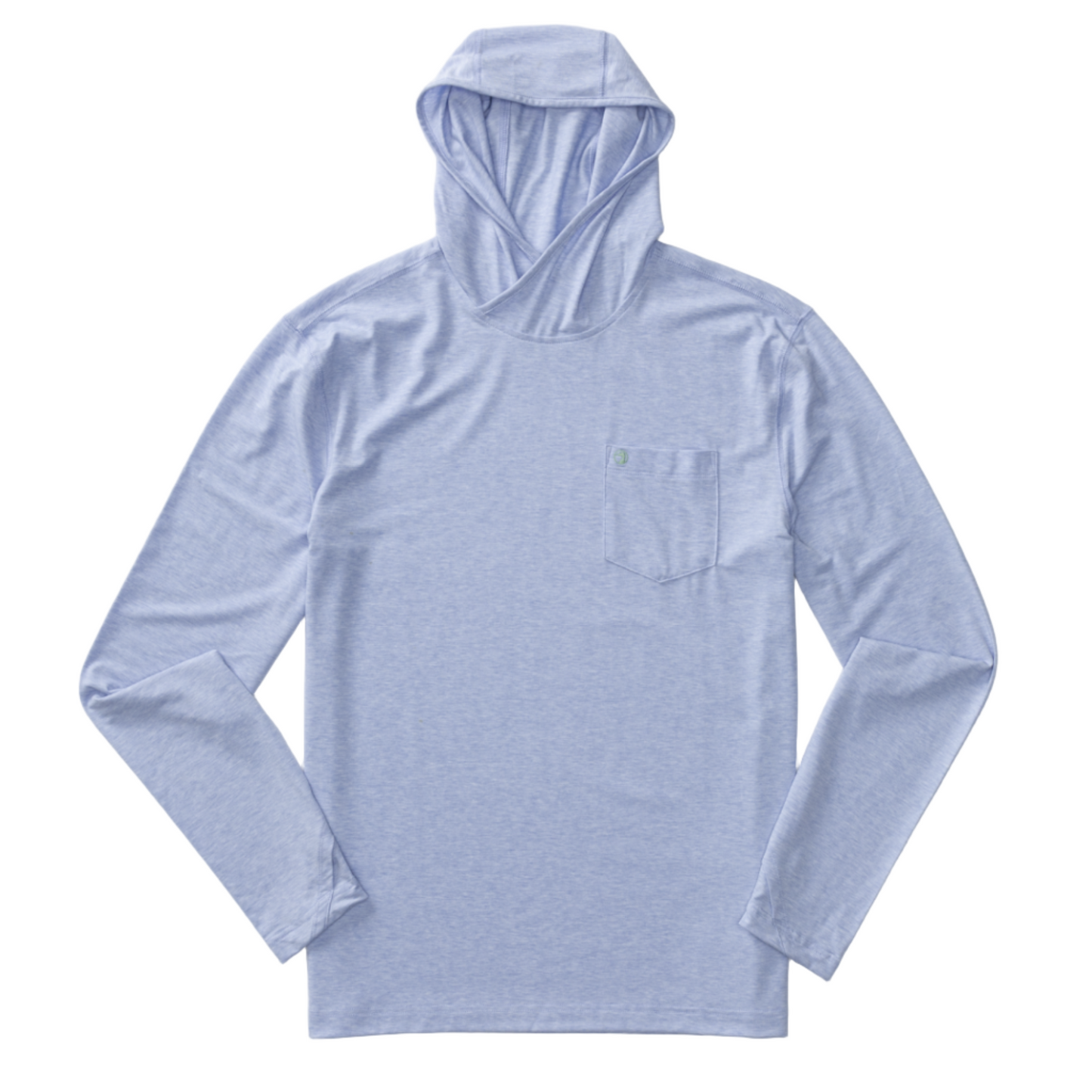 Windward Performance Hooded T-Shirt (Serenity Blue Heather)