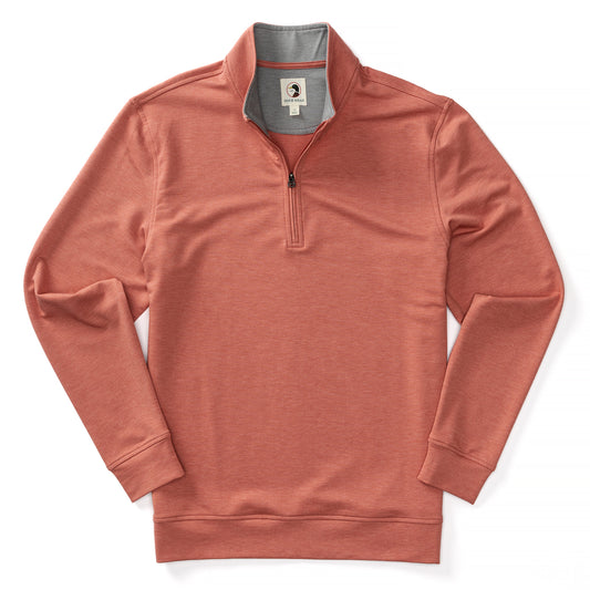 Dunmore Performance ¼ Zip Pullover (Faded Red Heather)