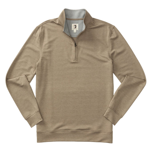 Dunmore Performance ¼ Zip Pullover (Walnut Heather)