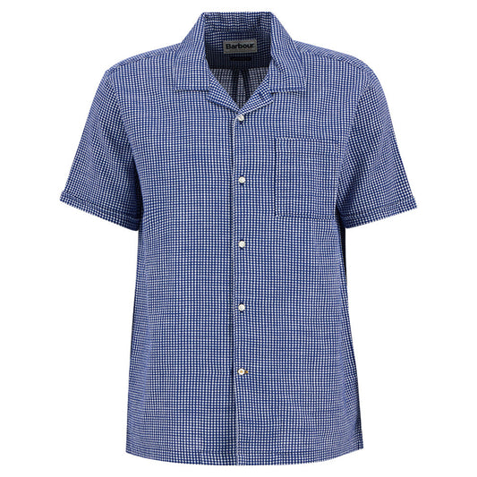 Rudbeck Textured Summerfit Shirt (Navy)