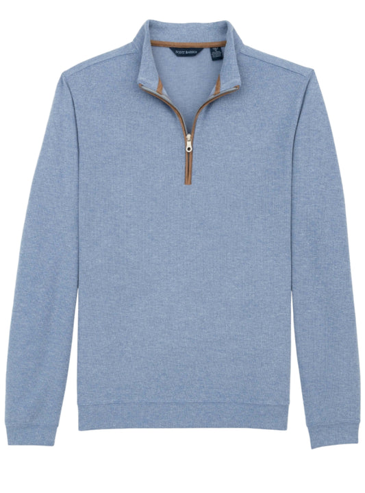 Stretch Heather Fleece Pullover (Country Blue)