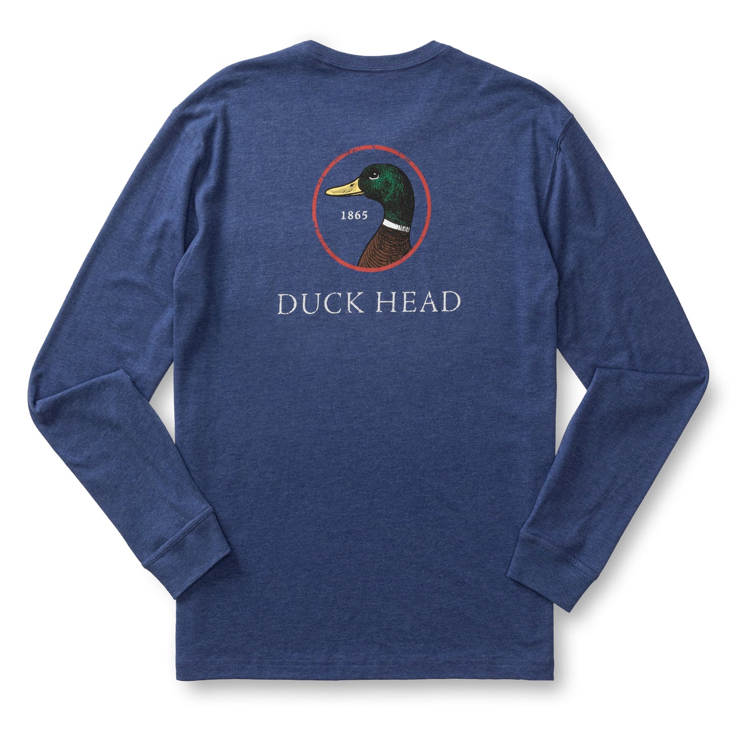Logo Long Sleeve T-Shirt (Beacon Blue Heather)
