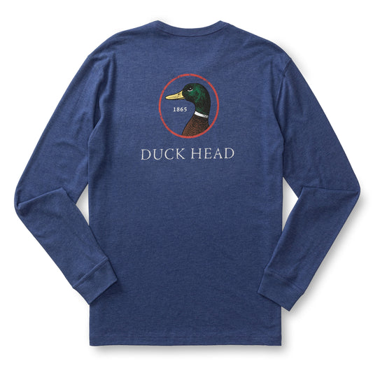 Logo Long Sleeve T-Shirt (Beacon Blue Heather)