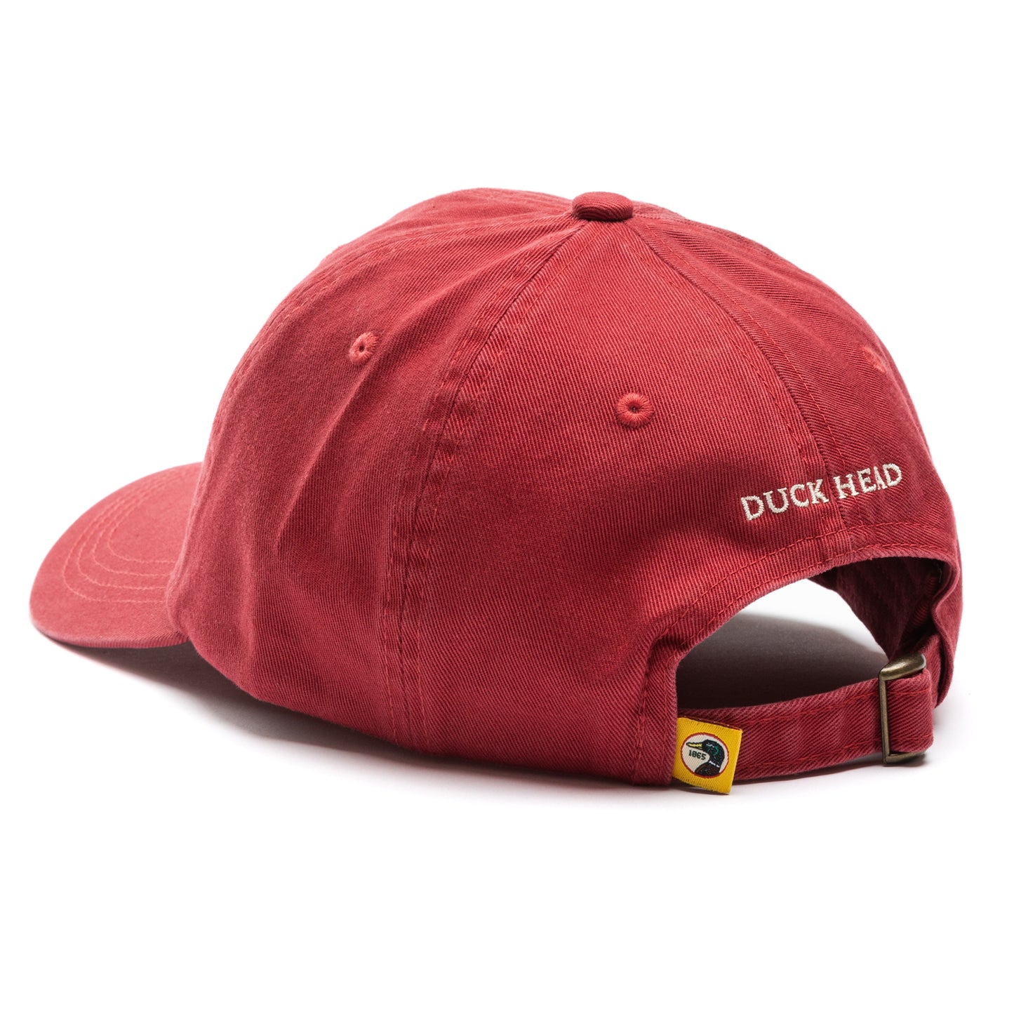 Circle Patch Twill Hat (Brick Red)
