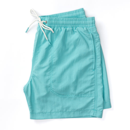 6” Solid Sailport Swim Short (Marine Blue)