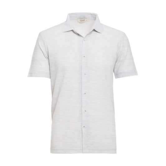Luchiano Visconti Short Sleeve Button Down (Grey)