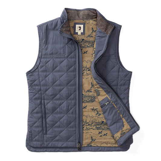 Fremont Performance Quilted Vest (Slate Blue)