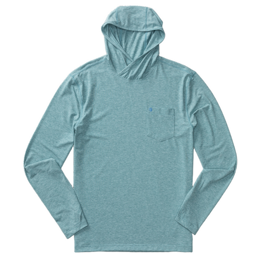 Windward Performance Hooded T-Shirt (Midnight Teal Heather)