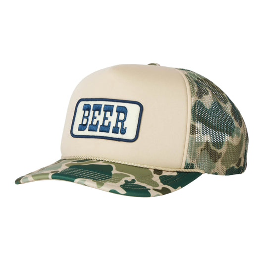 Beer Foam Trucker Hat (Camo)