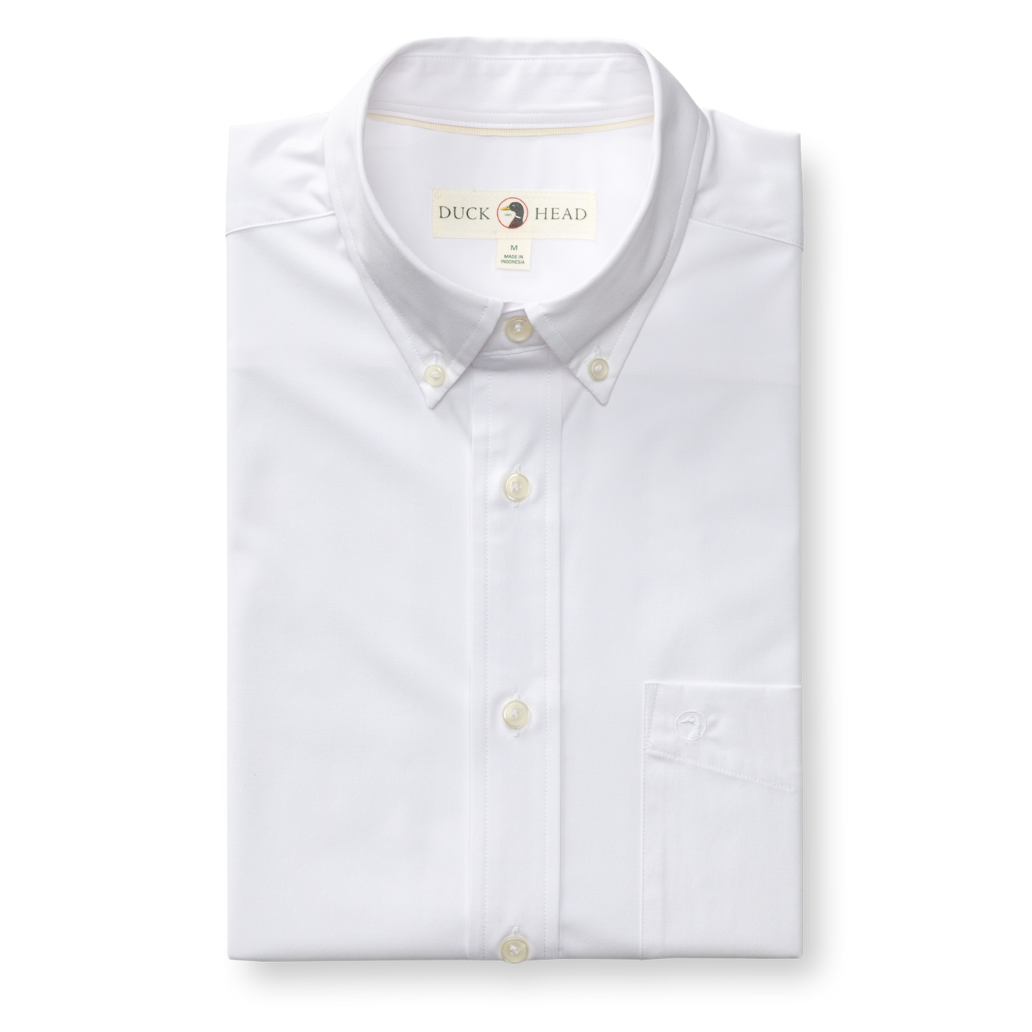 Performance Poplin Sport Shirt - Boyce Solid (White)