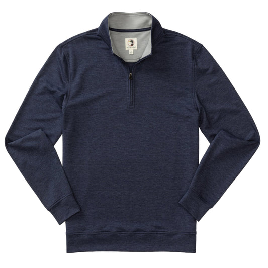 Dunmore Performance ¼ Zip Pullover (Maritime Blue Heather)