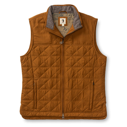 Fremont Sport Performance Quilted Vest (Dark Amber)