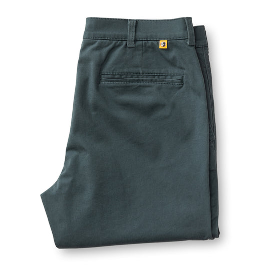 Classic Fit Gold School Chino (Graphite Blue)