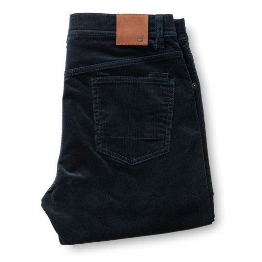 Holston Corduroy Five-Pocket (Carbon Navy)