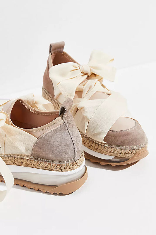 CHAPMIN ESPADRILLE SNEAKER IVORY