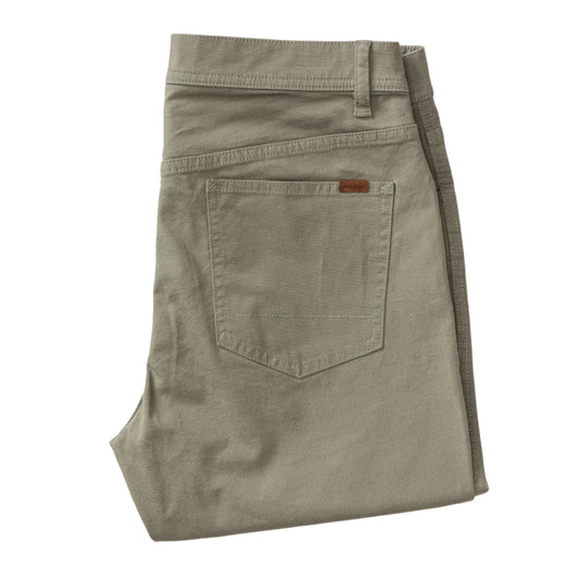 Classic Fit Pinpoint Canvas Five-Pocket (Mist Grey)