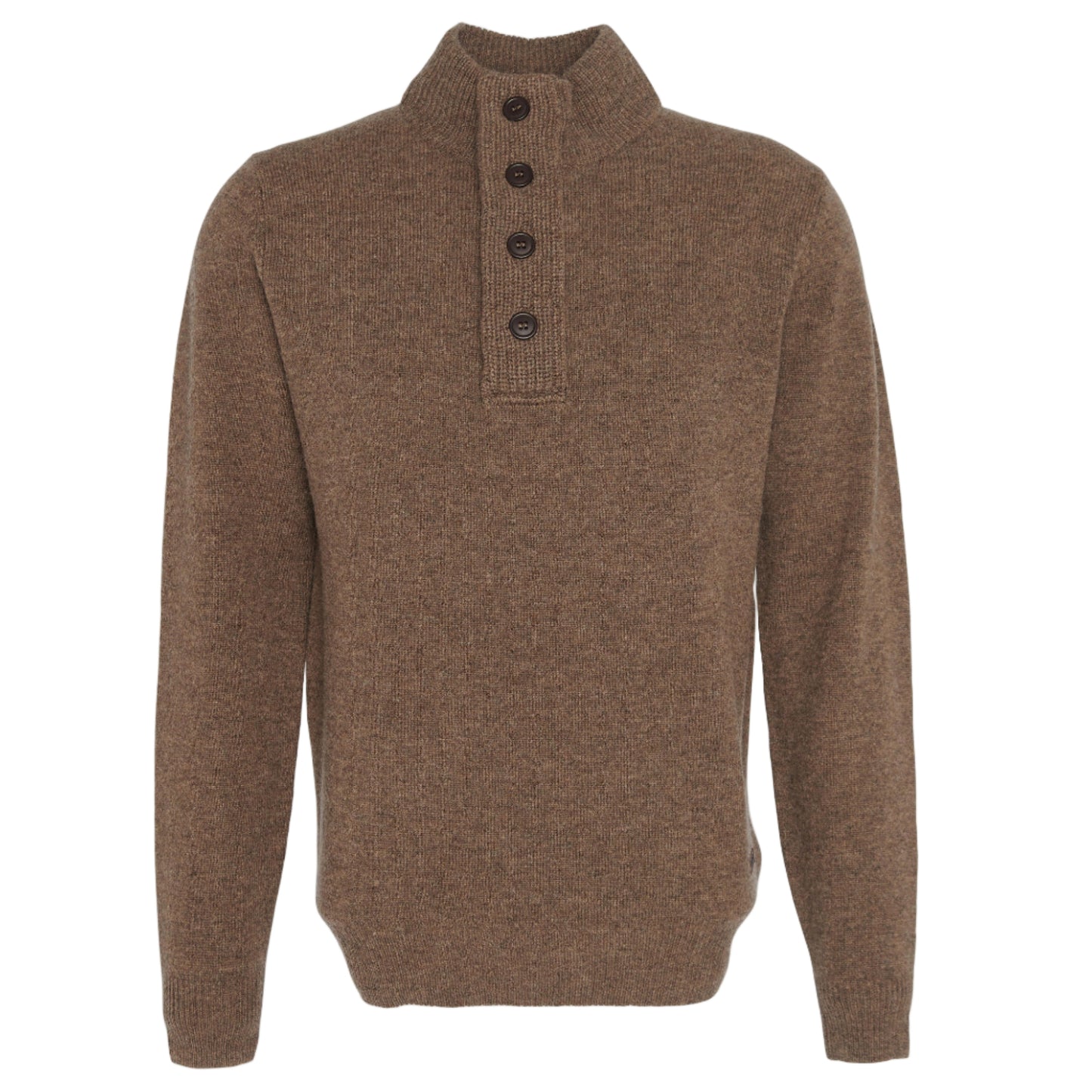 Essential Elbow Patch Jumper (Dark Stone)