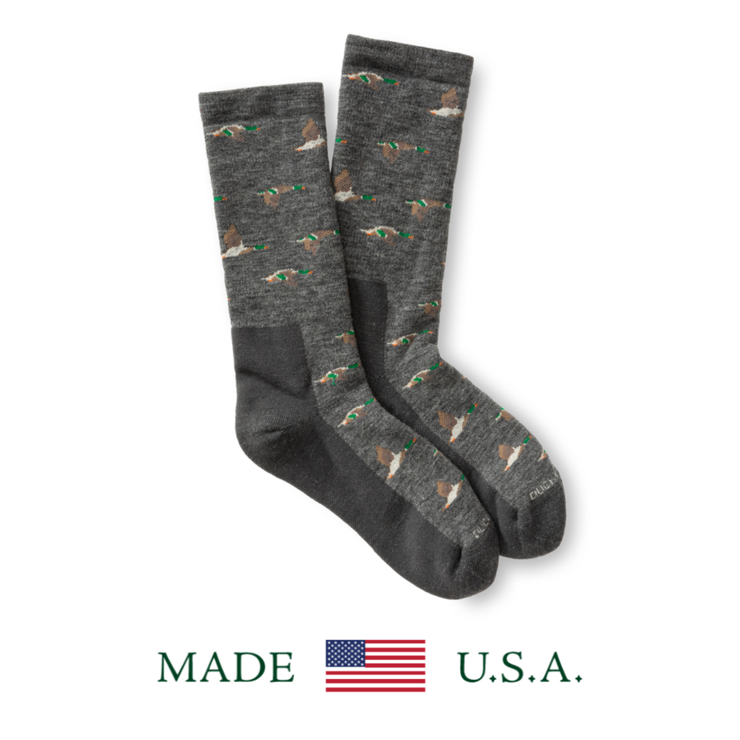 Mallard Merino Wool Sporting Sock (Heather Grey)