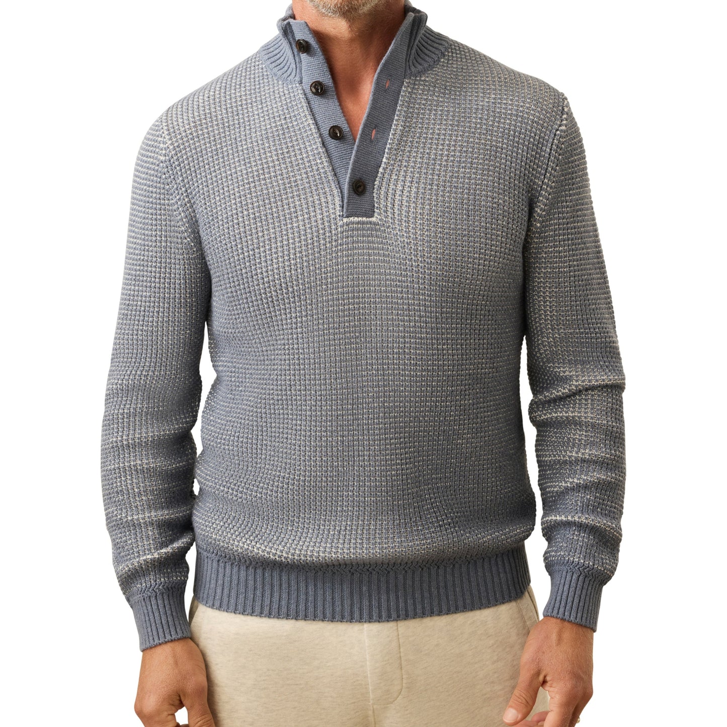 Quarter Button Sweater (Port Huron)