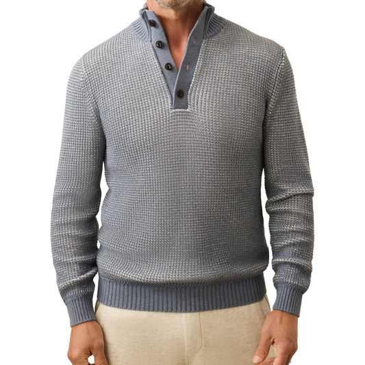 Quarter Button Sweater (Port Huron)