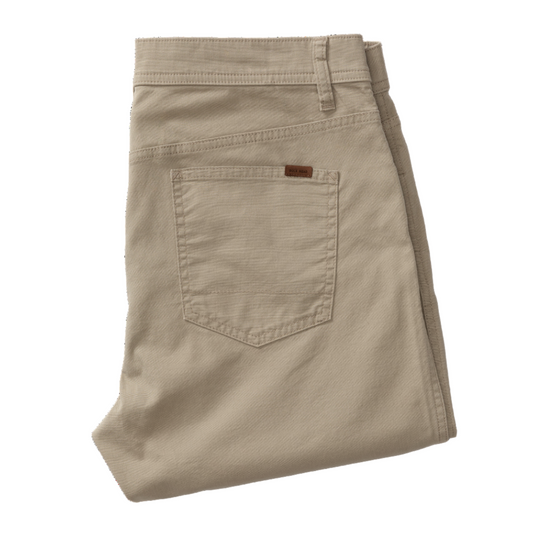 Classic Fit Pinpoint Canvas Five-Pocket (Khaki)